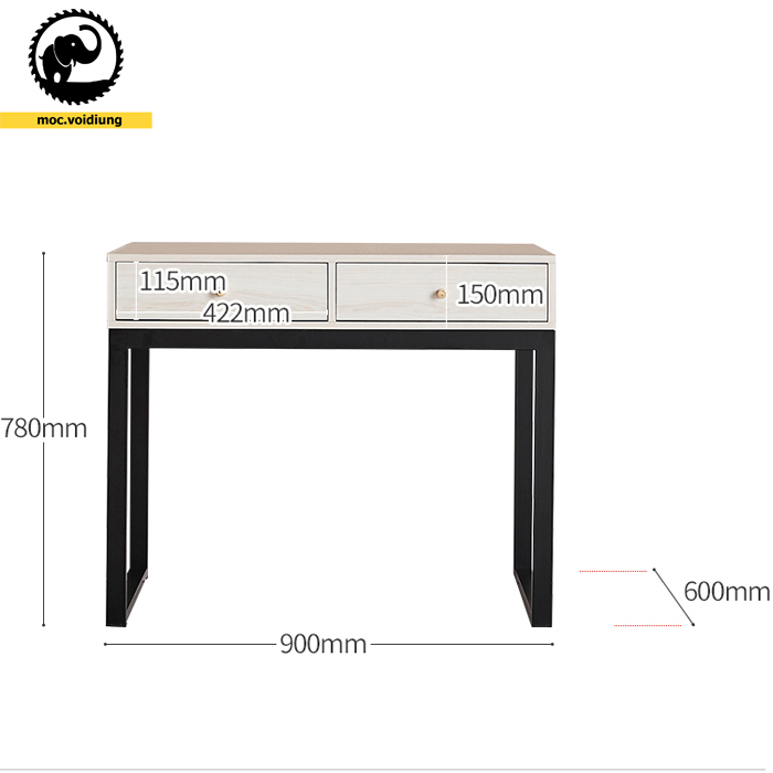Kích thước bàn ngăn kéo chuẩn Châu Á