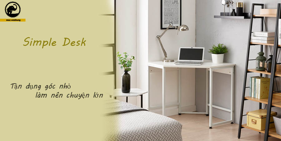 Bàn tiết kiệm không gian cho nội thất work at home