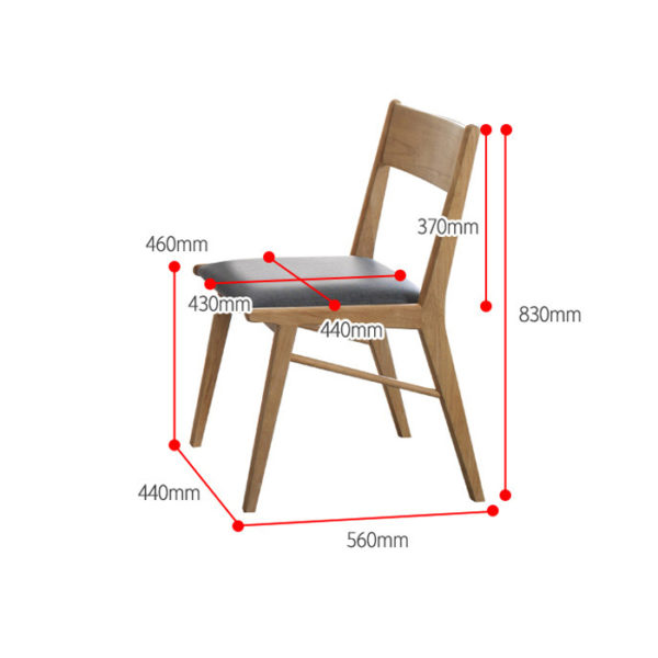 Ghế có nệm nỉ kết hợp với khung gỗ mang lại tính thẩm mỹ mà bạn không thể chối từ.