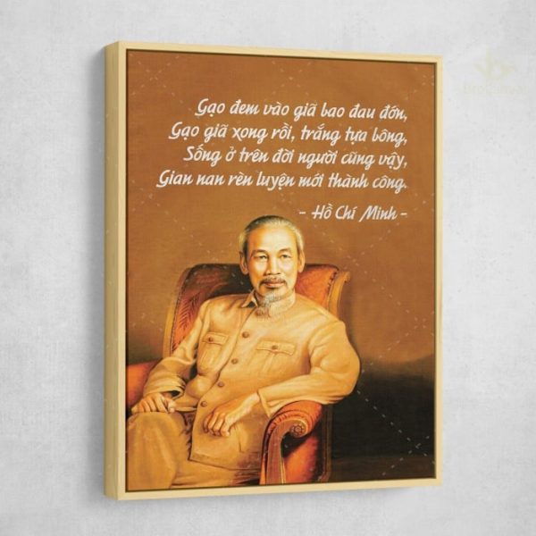 Tranh Canvas Chủ Tịch Hồ Chí Minh | TCVVDU006