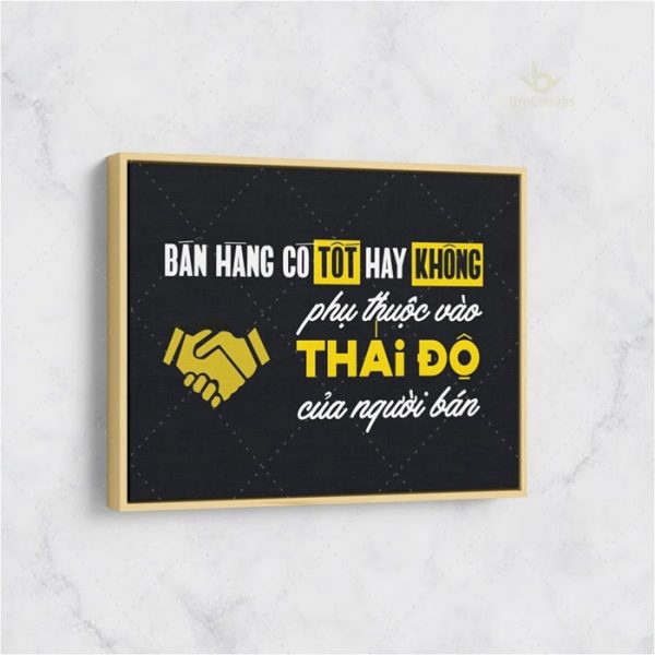 Tranh Cavans Không Phụ Thuộc Vào Thái Độ Người Bán | TCVVDU004