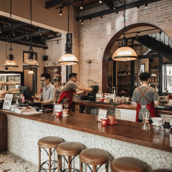 Bàn ghế quán bar cafe Đà Nẵng đẹp